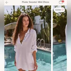 NWT - Free People Beach - Picnic Sweater Mini Dress